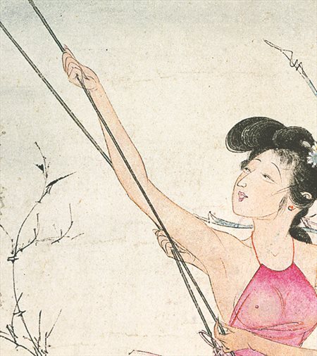 九龙-胡也佛的仕女画和最知名的金瓶梅秘戏图